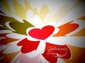 Valentines day heart background Royalty Free Stock Photo