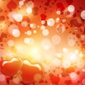 Valentines Day Heart Background Royalty Free Stock Photo