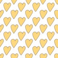 valentines day heart love yellow pattern textile