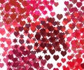 Valentines Day Hearts Star Theme Background Card Design