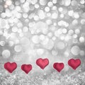 Valentines Day Holiday Background On Paloma Grey &