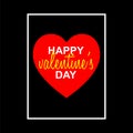 Valentines day holidays text quotes design vector