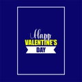 Valentines day holidays text quotes design vector