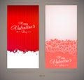 Valentines day invitation cards