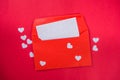 Valentines Day Love Letter background Royalty Free Stock Photo