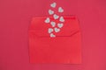 Valentines Day Love Letter background Royalty Free Stock Photo