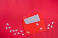 Valentines Day Love Letter background Royalty Free Stock Photo