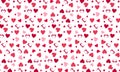 Valentines day love seamless pattern stock vector