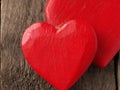Valentines Day, red heart shape Royalty Free Stock Photo