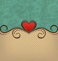 Valentines Day retro elegance background