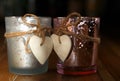 Valentines Day Romantic Drinks with Hearts