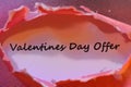 valentines day sale Royalty Free Stock Photo