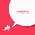 Valentines day social media concept background