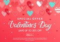 Valentines Day special offer banner