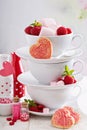 Valentines day sweets concept Royalty Free Stock Photo