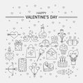 Valentines Day symbols