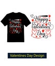 Valentines Day T shirt Design Royalty Free Stock Photo