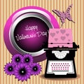 Valentines Day typewriter tool