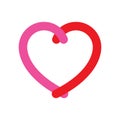 Valentines logo vector template
