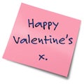 Valentines Post It Note