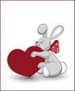 Valentines rabbit