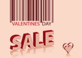 Valentines sale Royalty Free Stock Photo
