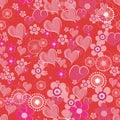 Valentines seamless background