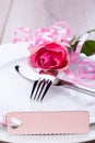 Valentines table setting