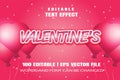 Valentines text effect