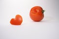 Valentines tomato heart