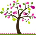 Valentines tree background