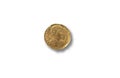 Valentinianus II Gold Solid coin, Isolated