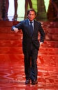 Valentino Garavani walks runway fashion show of Valentino Ready-To-Wear collection