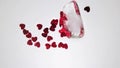 Video: Valentins Hearts of love melting from an ice cube