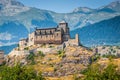 Valere Basilica and Tourbillon Castle, Sion, Switzerland Royalty Free Stock Photo