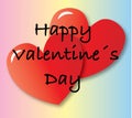 Happy valentines day love celebration