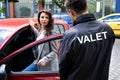 Valet Opening Private Car Door