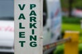 Valet Parking Sign Royalty Free Stock Photo