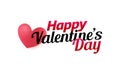 Valetines Day Logo template for Greeting card Royalty Free Stock Photo