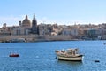 Malta - January 2023 - Panoramic view on Valetta