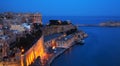 Valetta in dusk. Malta