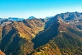 Valgerola - Valtellina IT - Panoramic autumn view Royalty Free Stock Photo