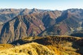 Valgerola - Valtellina IT - view from Monte Rosetta Royalty Free Stock Photo