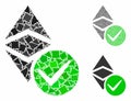 Valid Ethereum classic Composition Icon of Ragged Elements