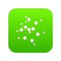 Valine icon green vector Royalty Free Stock Photo
