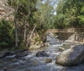 The Valira de Orient river in Andorra Royalty Free Stock Photo