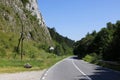 Summer landscape of Valisoarei Gorges, Trascau Mountains, Alba County, Romania, Europe. Royalty Free Stock Photo