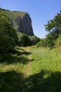 Summer landscape of Valisoarei Gorges, Trascau Mountains, Alba County, Romania, Europe. Royalty Free Stock Photo