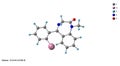 Valium C16H13ClN2O Molecular Structure Diagram Royalty Free Stock Photo
