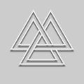 Valknut Viking Time Symbol